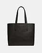 COACH®,HIGHLINE TOTE,Leather,Large,Gold/Black,Back View