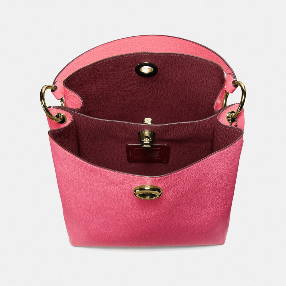 COACH®,Charlie Bucket Bag,,Inside View,Top View