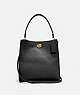 COACH®,CHARLIE BUCKET BAG,Large,Gold/Black,Front View