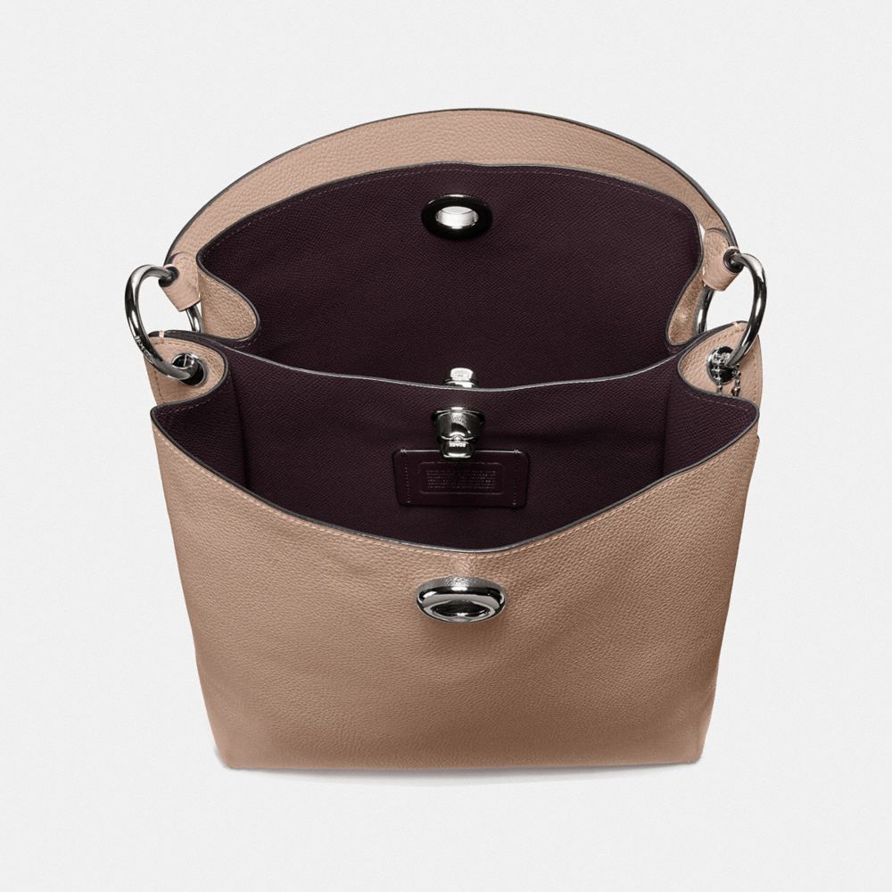 COACH®,Charlie Bucket Bag,,Inside View,Top View