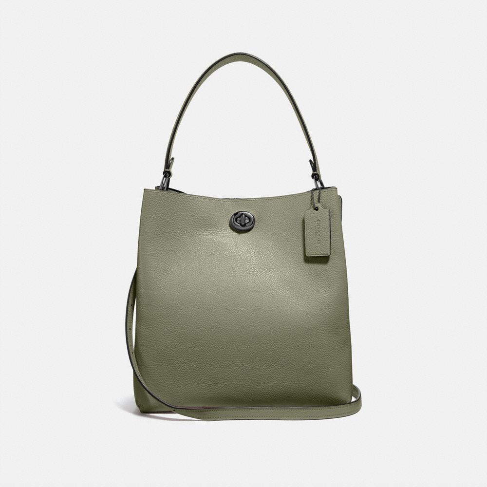 Coach polished pebble leather charlie bucket crossbody sale