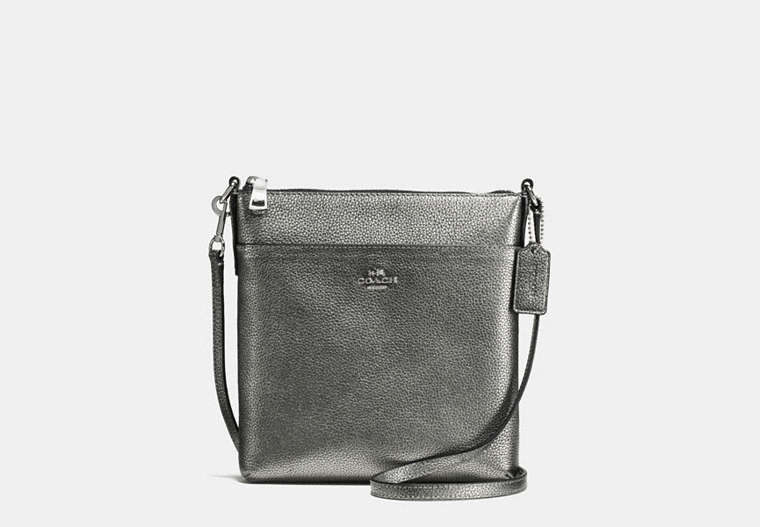 Messenger Crossbody In Polished Pebble Leather