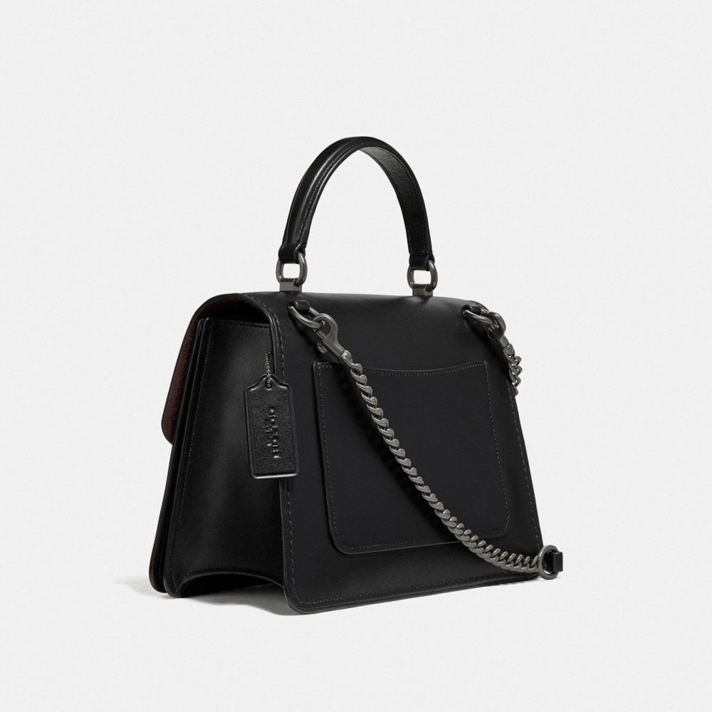 Coach parker best sale top handle black