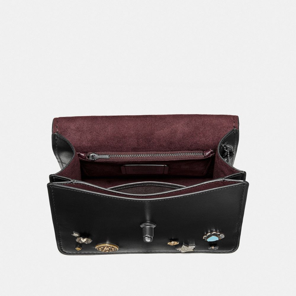 COACH®,Parker Top Handle With Vintage Jewelry,,Inside View,Top View
