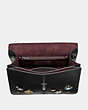 COACH®,PARKER TOP HANDLE WITH VINTAGE JEWELRY,Leather,Medium,Pewter/Black,Inside View,Top View