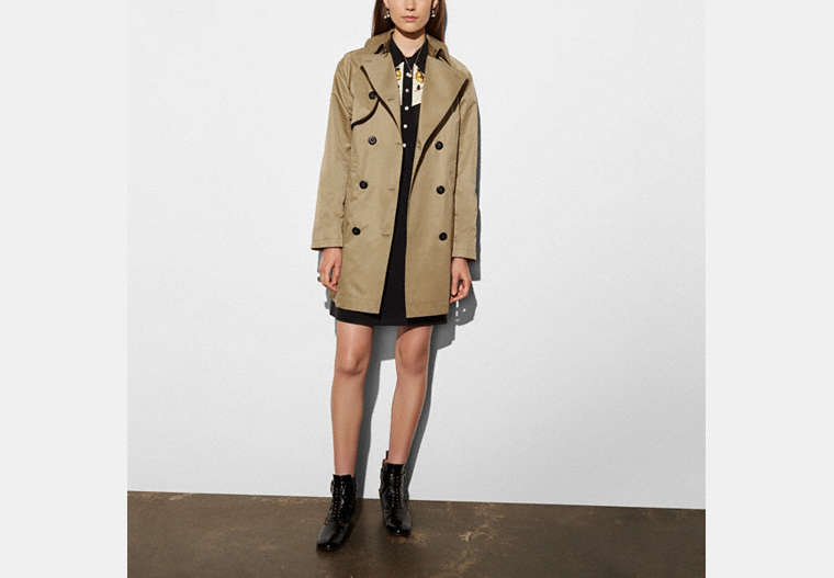 Cotton Convertible Trench