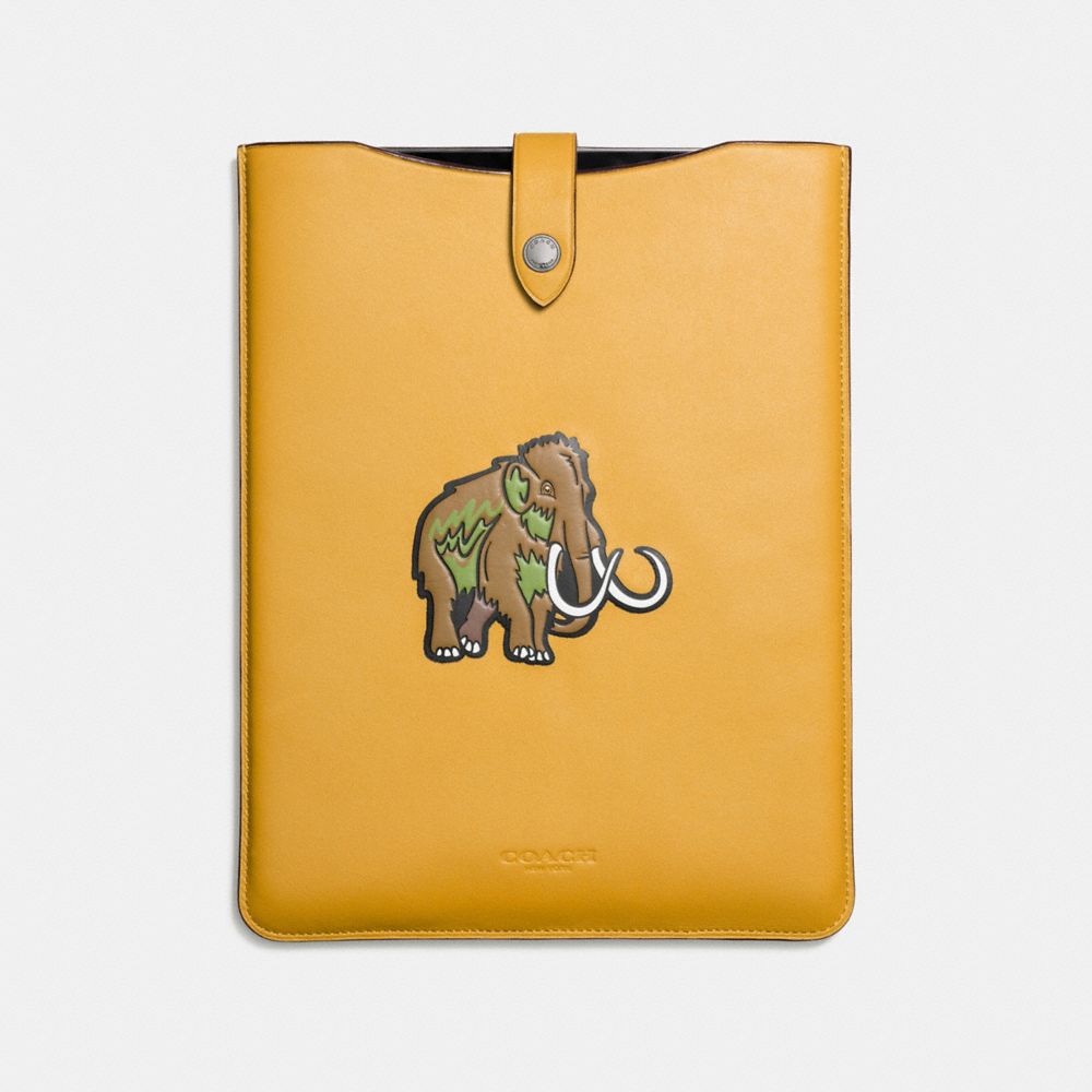 Coach Beast Ipad Sleeve In Glovetanned Leather