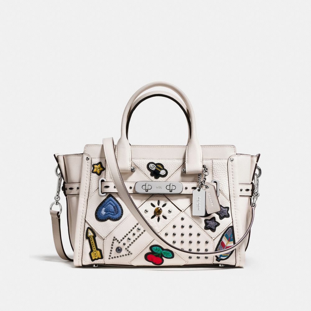 Coach Swagger 27 In Embellished Canyon Quilt Leather