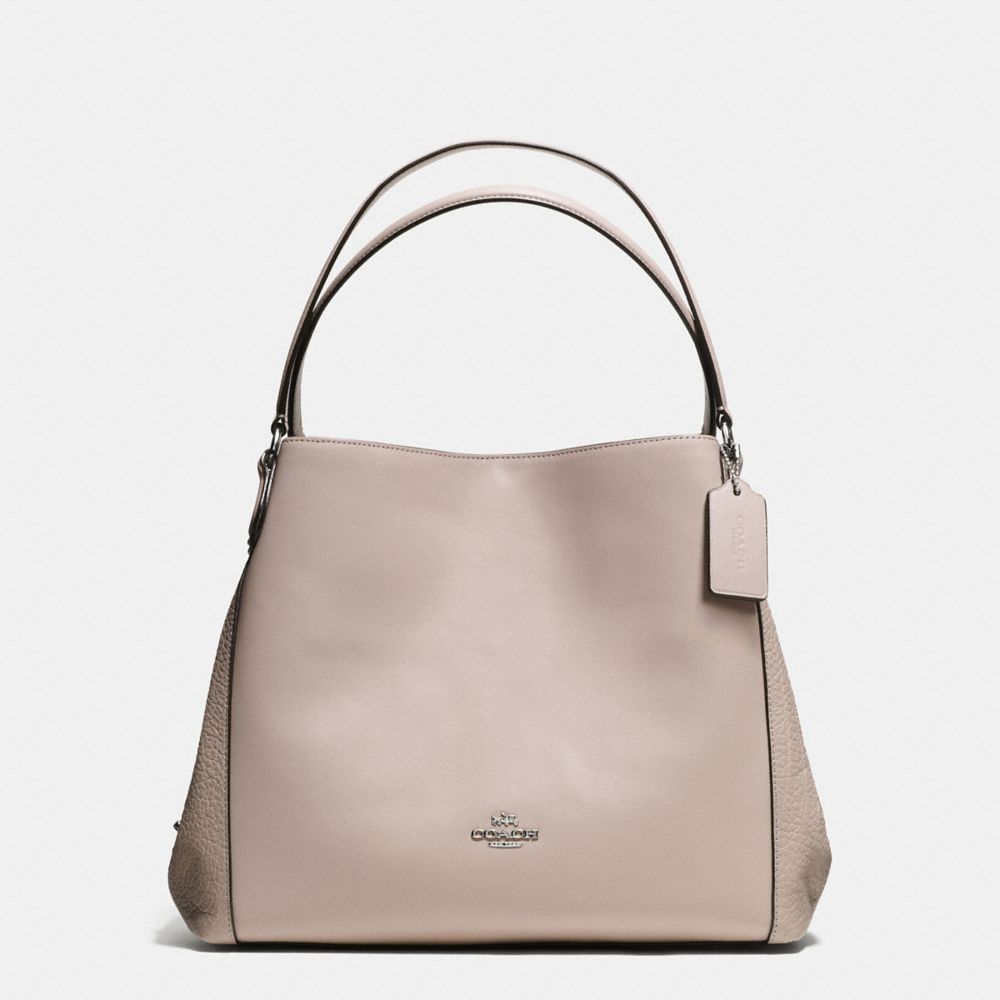 COACH Edie Shoulder Bag 31 In Mixed Materials COACH