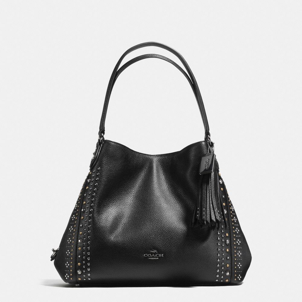 Coach edie 31 black new arrivals