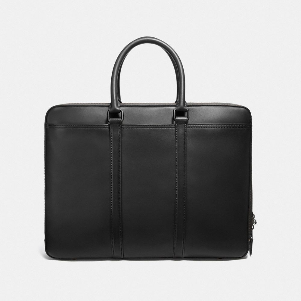 Coach Metropolitan Slim Brief - Black - Briefcases