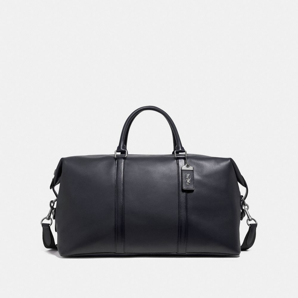 COACH®,METROPOLITAN DUFFLE 52,Leather,Midnight Navy/Black Copper,Front View
