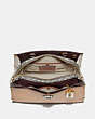 COACH®,MASON CARRYALL IN COLORBLOCK WITH SNAKESKIN DETAIL,Leather,Large,Brass/Beechwood Chalk,Inside View,Top View