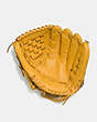 COACH®,BASEBALL GLOVE,Leather,FLAX,Front View