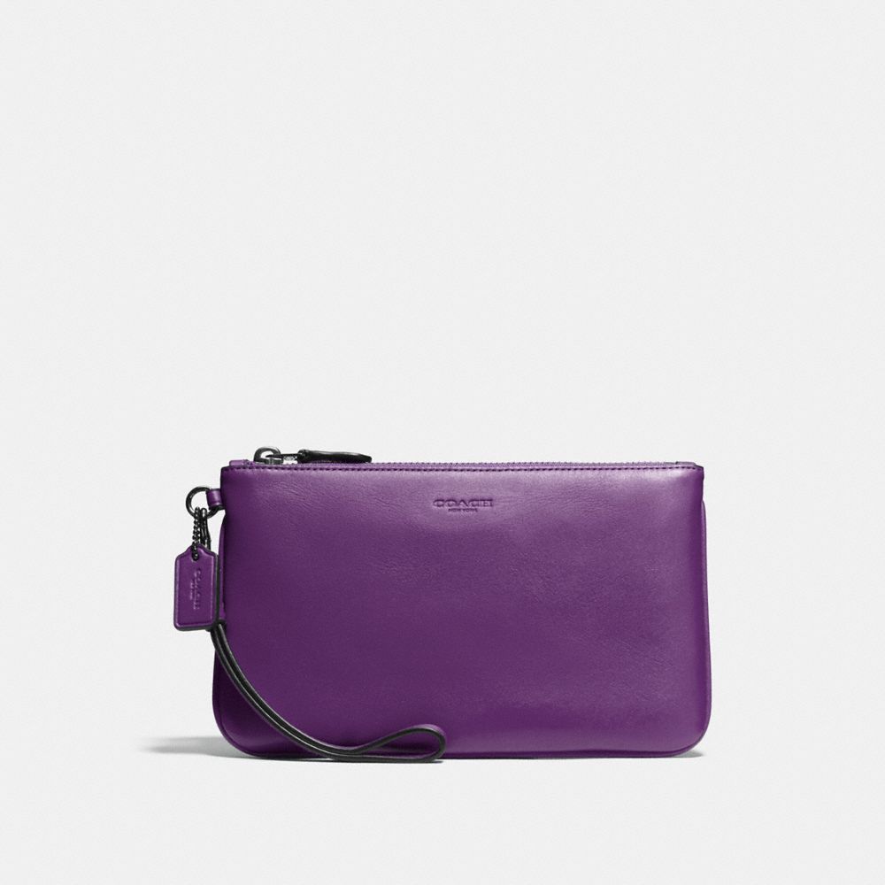 Small Wristlet In Glovetanned Leather