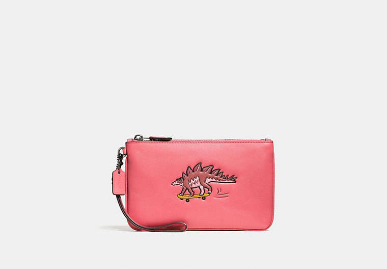 Small Wristlet With Coach Beasts