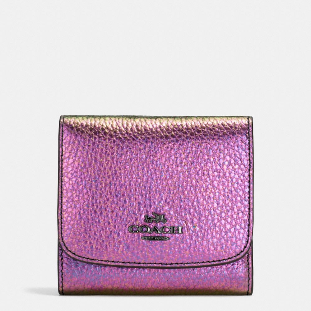 COACH Small Wallet In Hologram Leather