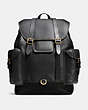 COACH®,GOTHAM BACKPACK,Glovetanned Leather,Large,Brass/Black,Front View