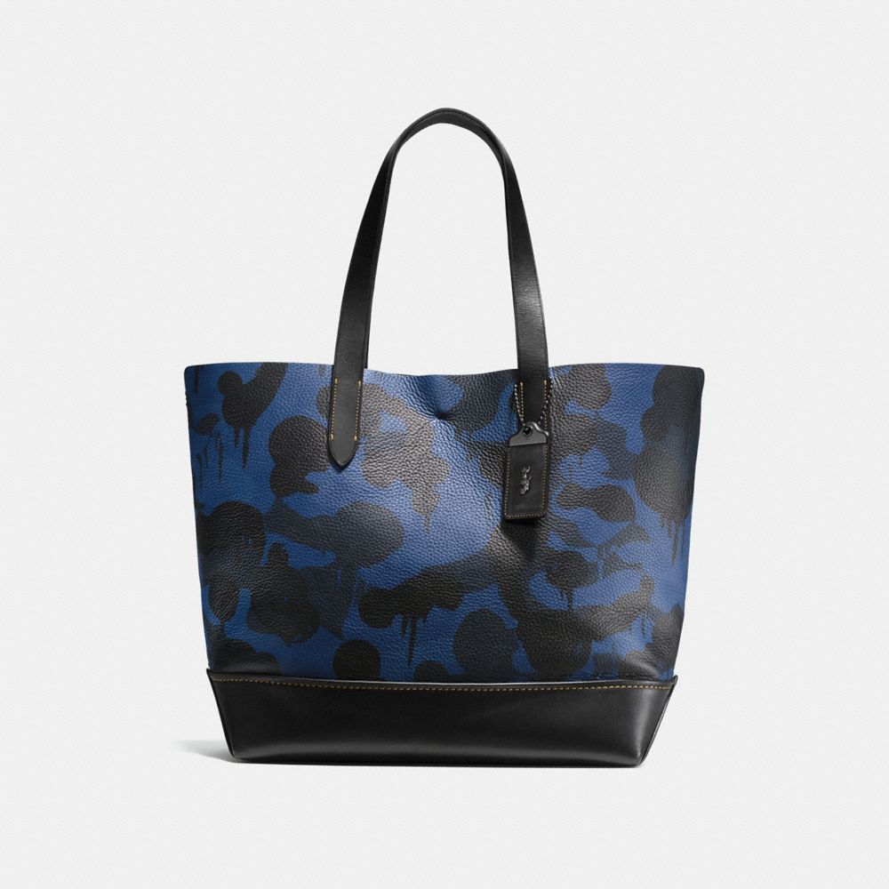 Gotham Tote With Camo Print