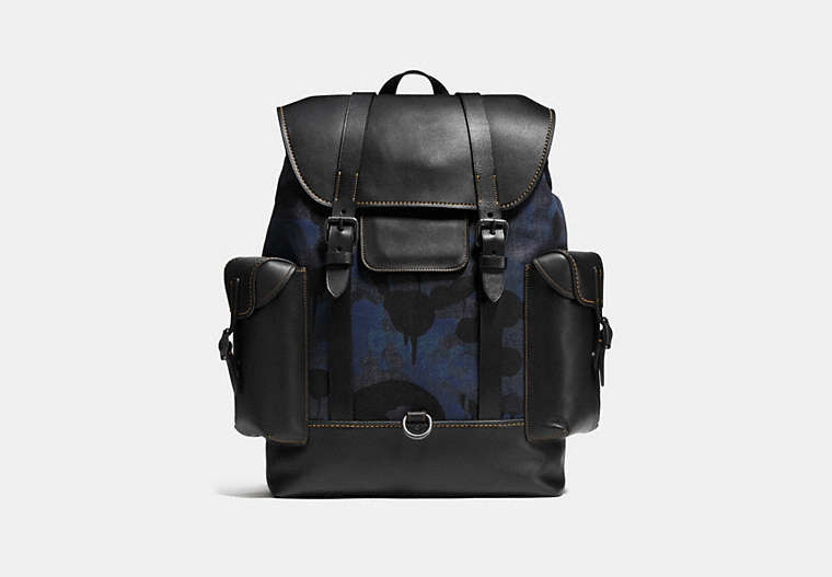 Gotham Backpack With Denim Camo Print