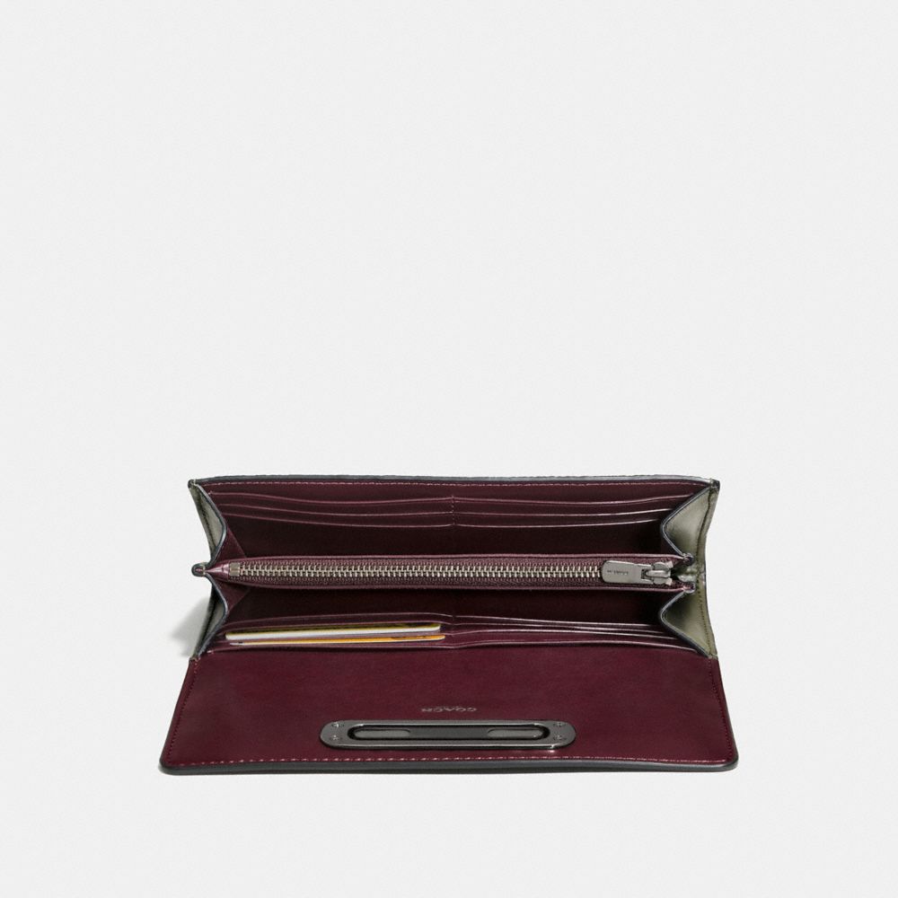 Coach Swagger Slim Envelope Wallet In Colorblock Leather