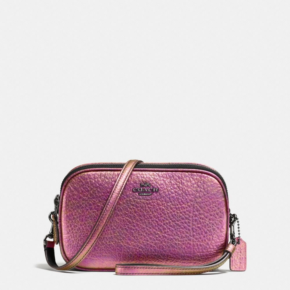 Crossbody Clutch In Hologram Leather