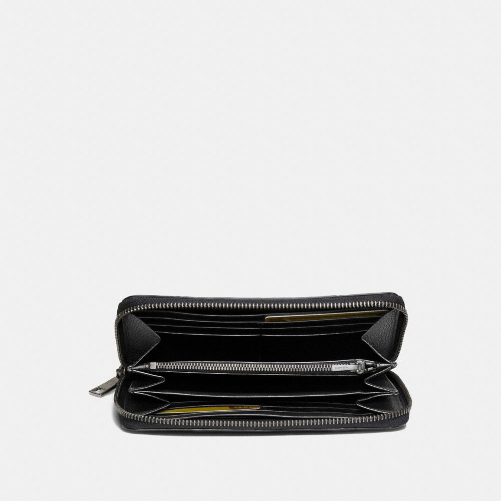 Accordion Wallet In Bandana Patchwork Leather