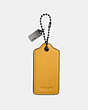 COACH®,STEGGY HANGTAG,Leather,Silver/Peony Flax,Back View