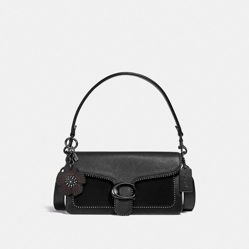 COACH®,Tabby Shoulder Bag 26 With Beadchain,,Angle View