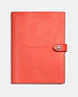 COACH®,SKETCHBOOK,Leather,Vintage Orange,Front View