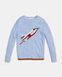 Rocketship Intarsia Crewneck Sweater