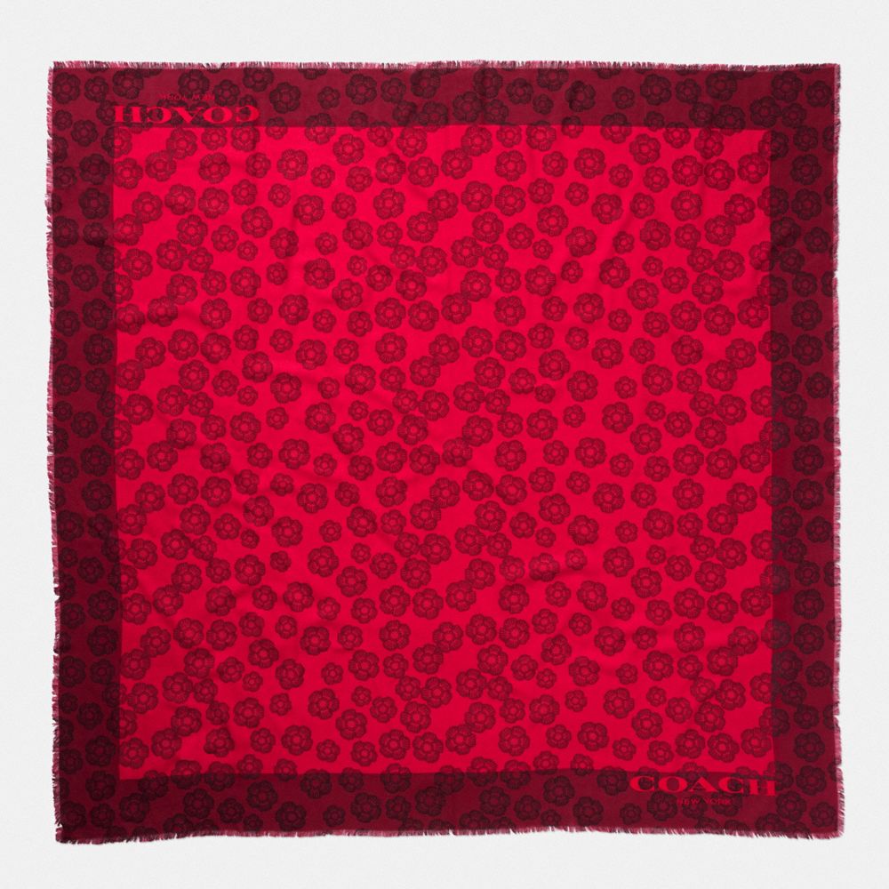 Willow Floral Oversized Square Scarf