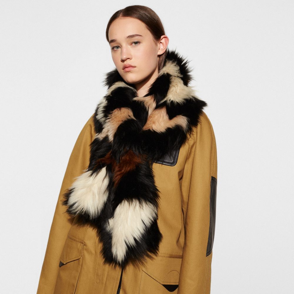 B Boy Prairie Shearling Shawl