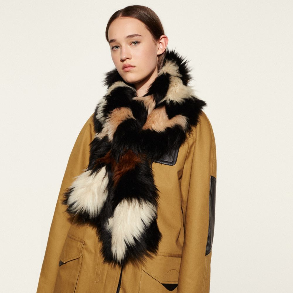 B Boy Prairie Shearling Shawl