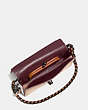 COACH®,DINKY IN COLORBLOCK,Leather,Pewter/Beechwood Chalk,Inside View,Top View
