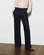 COACH®,TAILORED PANT,wool,NAVY,Front View