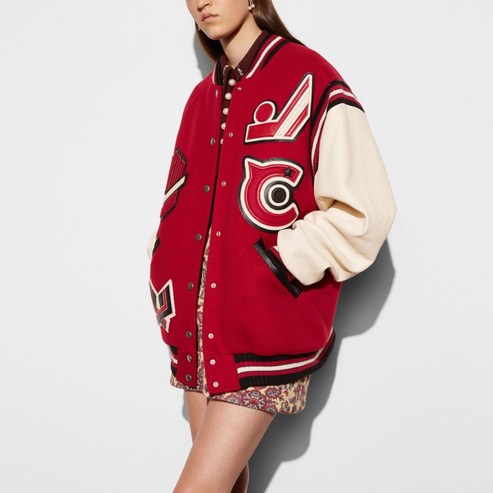 Oversized varsity jacket best sale