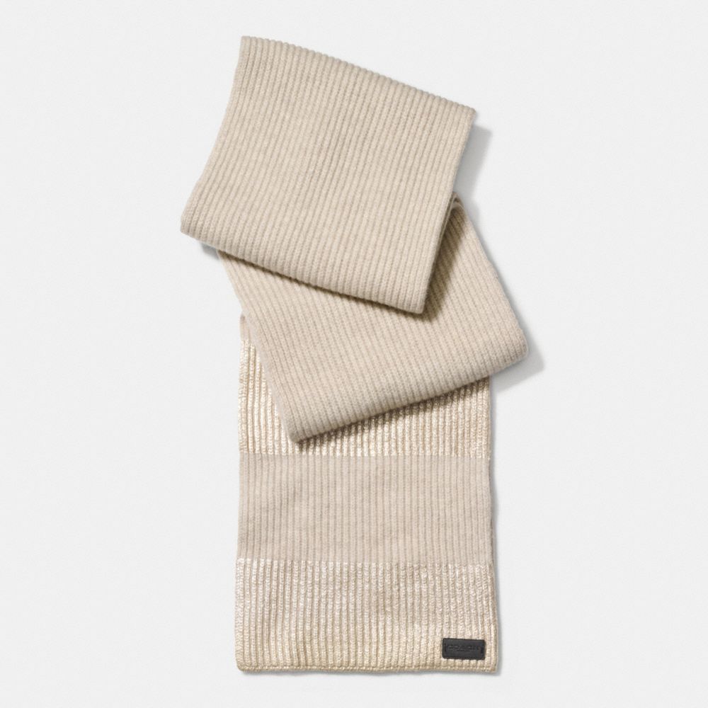 Metallic Foil Knit Scarf