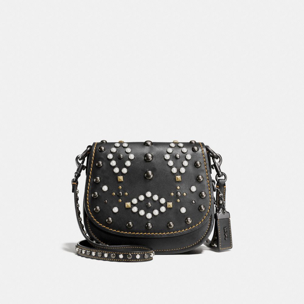 Coach discount studded crossbody