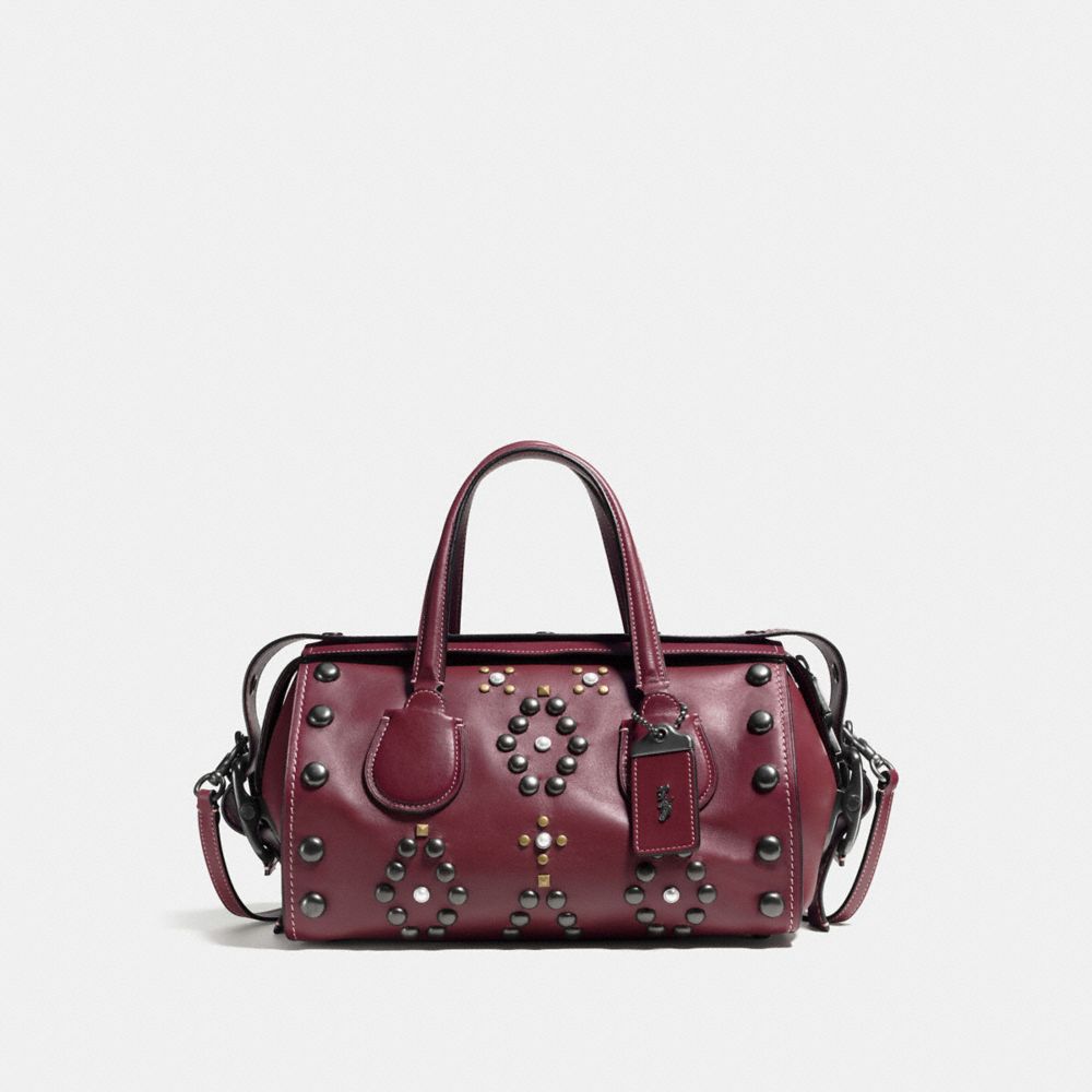 Badlands Satchel With Western Rivets