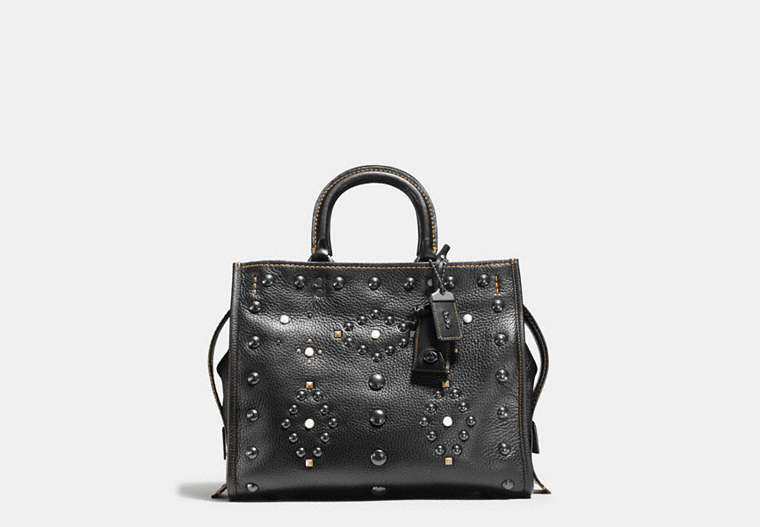 Western Rivets Rogue Bag In Pebble Leather