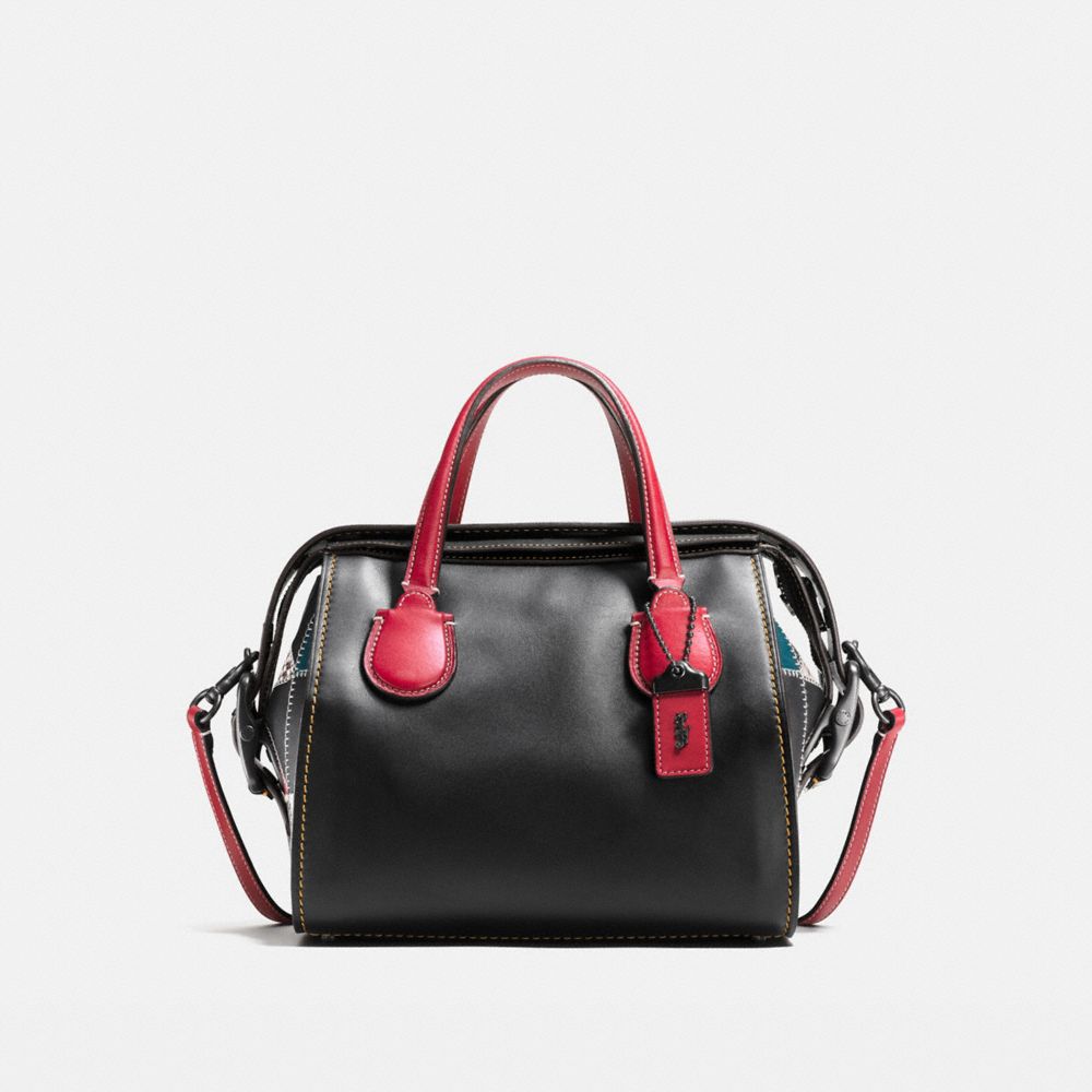 Badlands Satchel 25 In B Boy Prairie Patchwork Leather