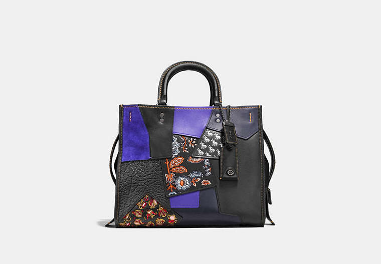 Rogue Bag In Embellished Patchwork Leather