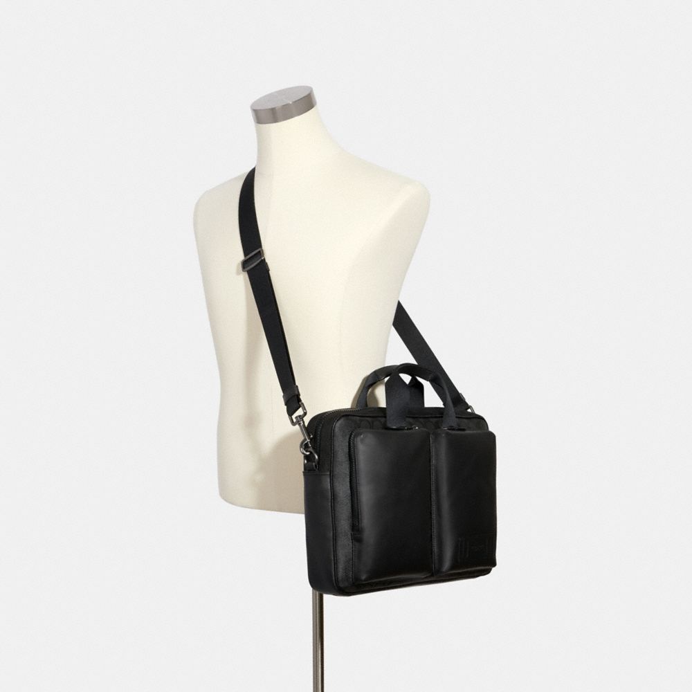 COACH®,Rider Brief In Signature Canvas,,Alternate View