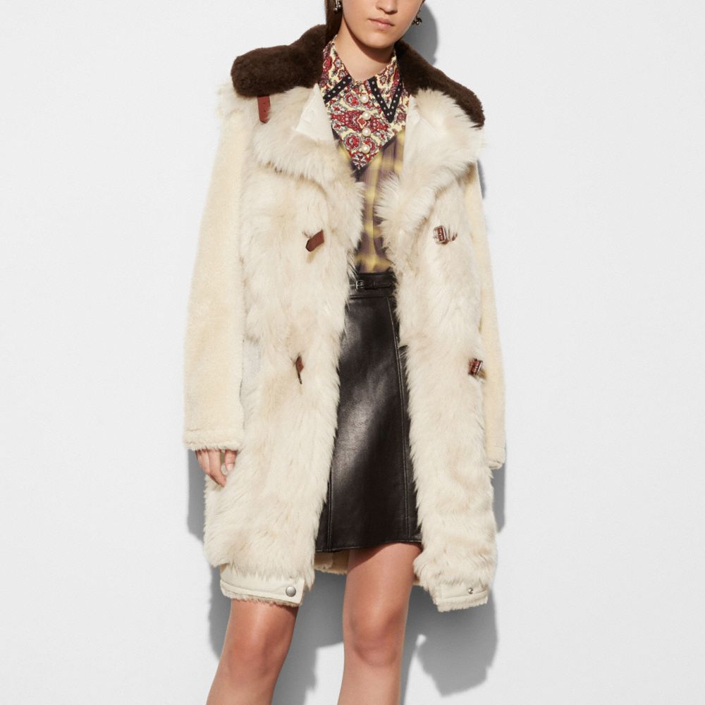 Coach 2025 shearling jacket