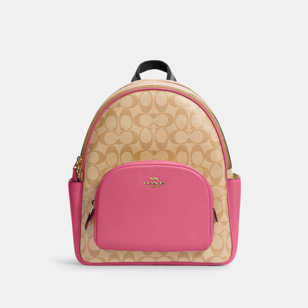 COACH Outlet Court Backpack In Signature Canvas