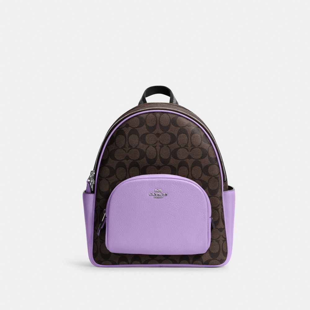 COACH Outlet Court Backpack In Signature Canvas