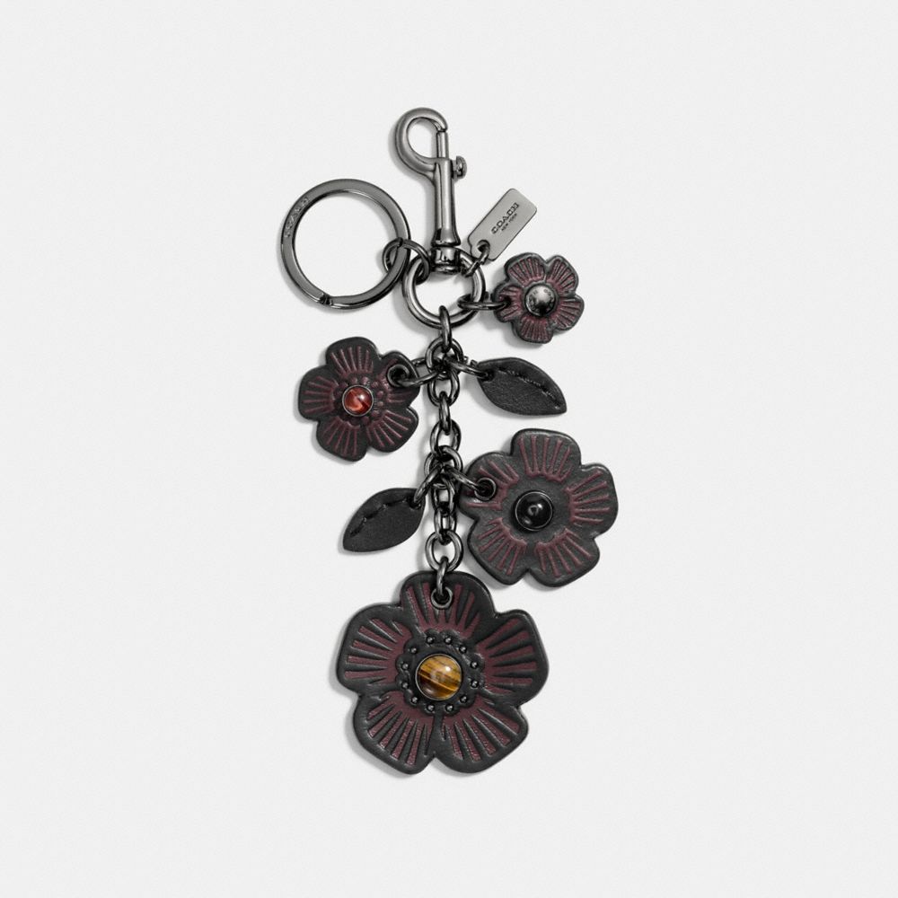 Coach flower bag on sale charm