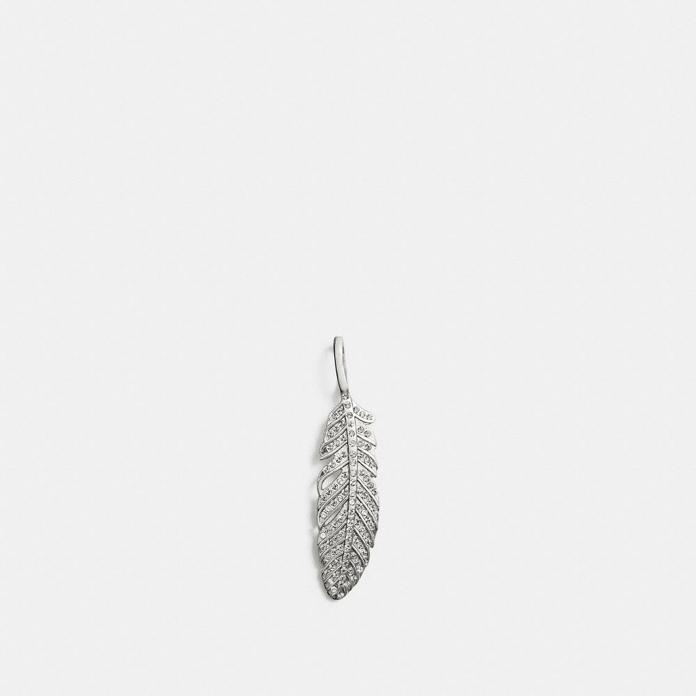 Pave Feather Charm