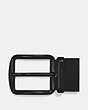 COACH®,HARNESS BUCKLE,Metal,Black,Front View